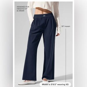 ALO Suit Up Navy Women's Trousers